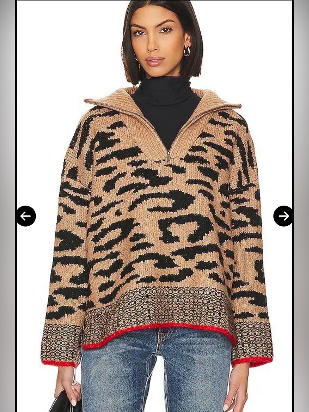 JOHN & JENN BY LINE Stirling Sweater In Brown Size Small Petite - C47-028